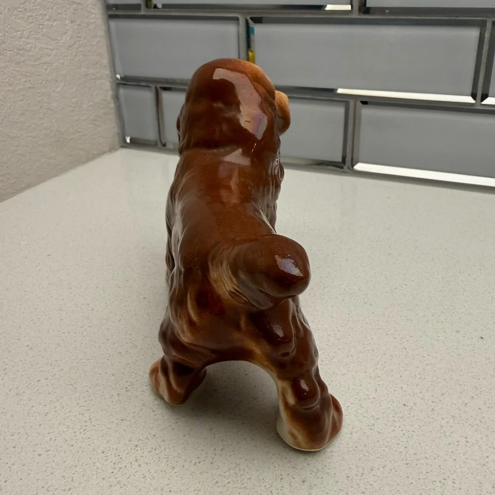Vintage Dog Figurine Cocker Spaniel Mid-Century Ceramic